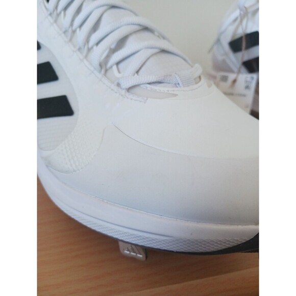 Adidas Pure Hustle 2 Elite Womens Softball Metal Cleats White Black FY4393 Sz 13 - Picture 9 of 10